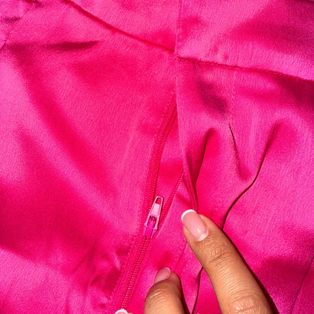 Wayf Fuchsia Open Front Blazer With Matching Pants - image 7